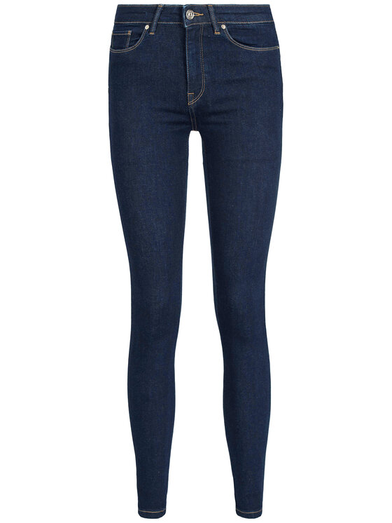 Tommy Hilfiger Tommy Hilfiger Jeansy WW0WW14742 Tmavomodrá Skinny Fit