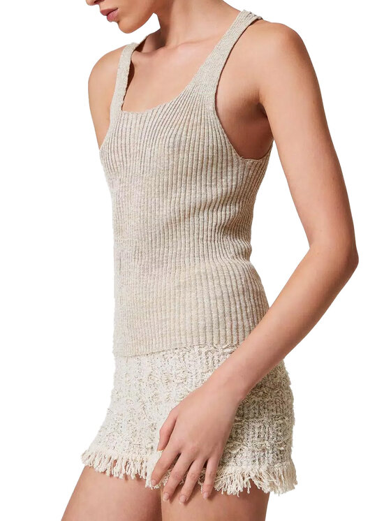 TWINSET TWINSET Φανέλα 251tp3370-12326 Έγχρωμο Regular Fit