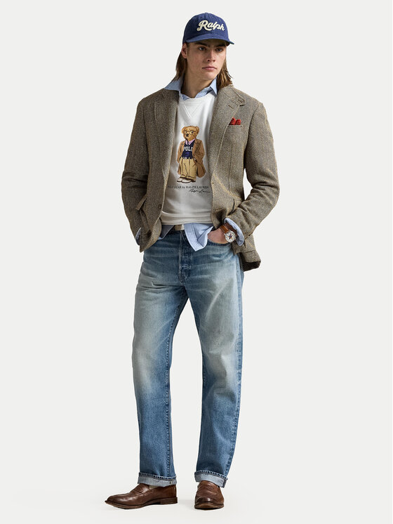 Polo Ralph Lauren Polo Ralph Lauren Džemperis 710973161001 Balta Regular Fit