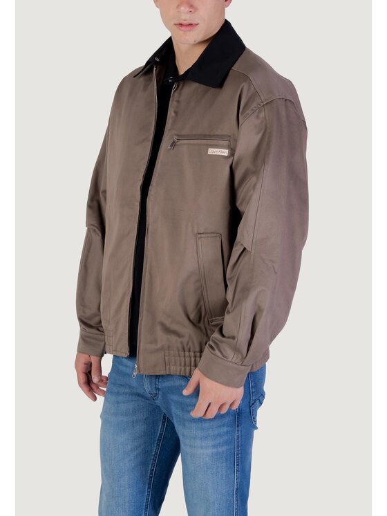 Calvin Klein Jeans Calvin Klein Jeans Giubbotto invernale A- LS COTTON FZ BLOU Marrone To Fit