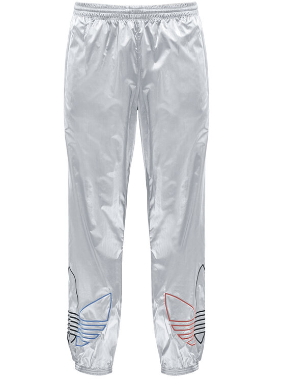 adidas Teplákové kalhoty adicolor Tricolor GN4213 Stříbrná Regular Fit •  Modivo.cz