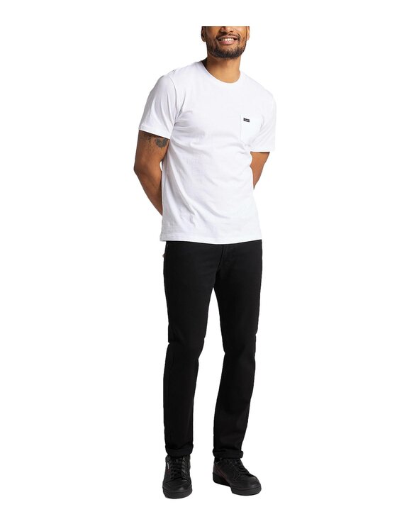 Lee Lee Jeansy 112118309 Czarny Regular Fit