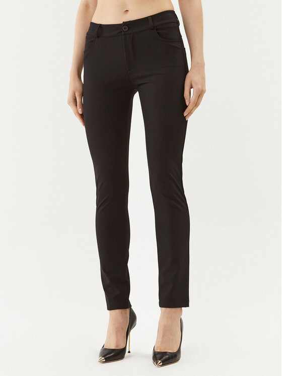 Rinascimento Rinascimento Pantaloni di tessuto CFC0116016003 Nero Slim Fit