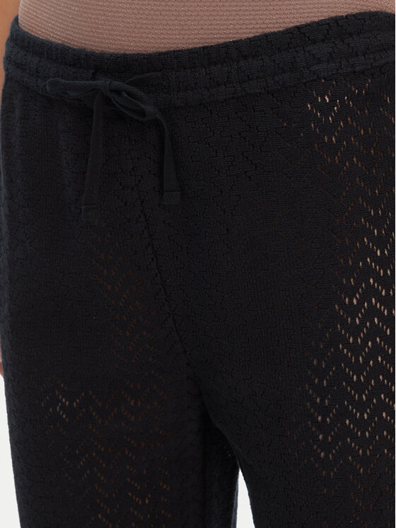 Roxy Roxy Παντελόνι υφασμάτινο ERJX603437 Μαύρο Regular Fit
