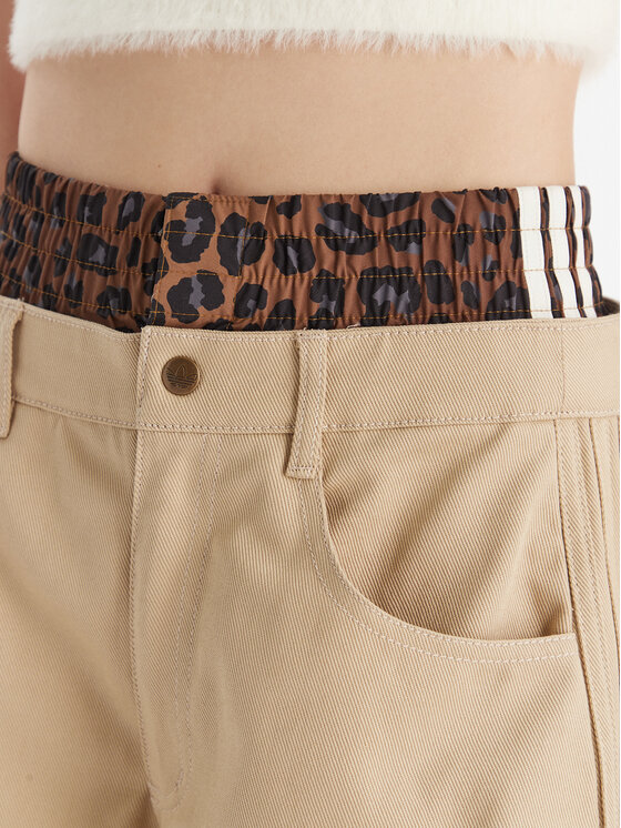 adidas adidas Jeansshorts Firebird Utility JX8762 Beige Regular Fit