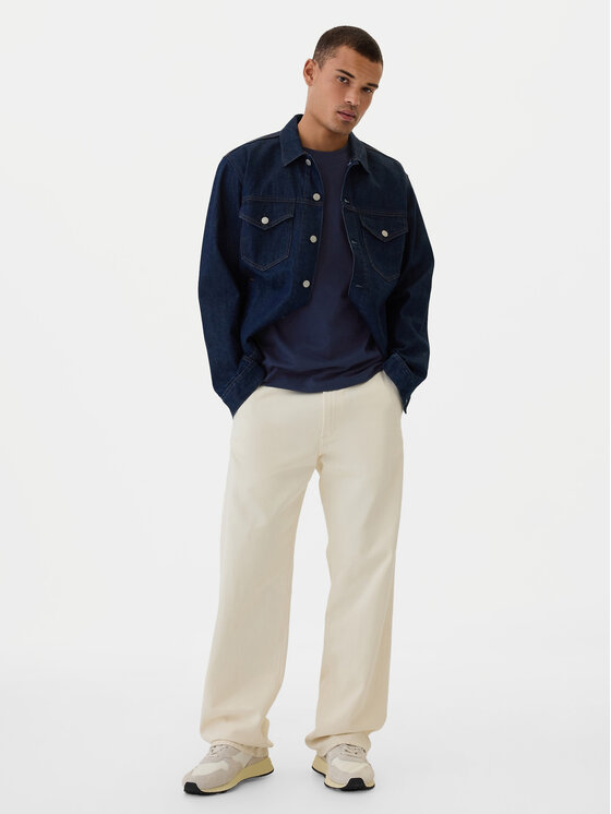 Gap Gap Póló 502022-03 Sötétkék Regular Fit