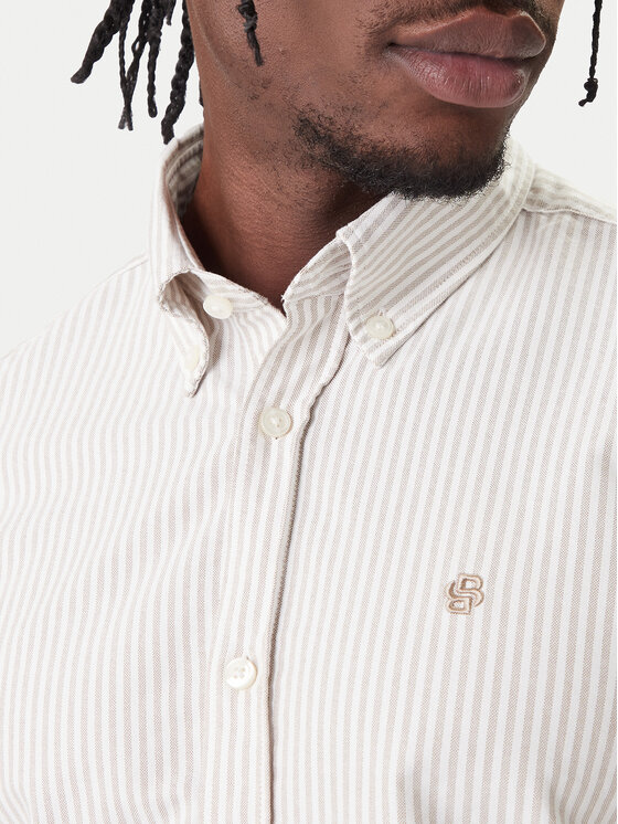 BOSS BOSS Camicia H-ROAN 50556069 Cachi Regular Fit