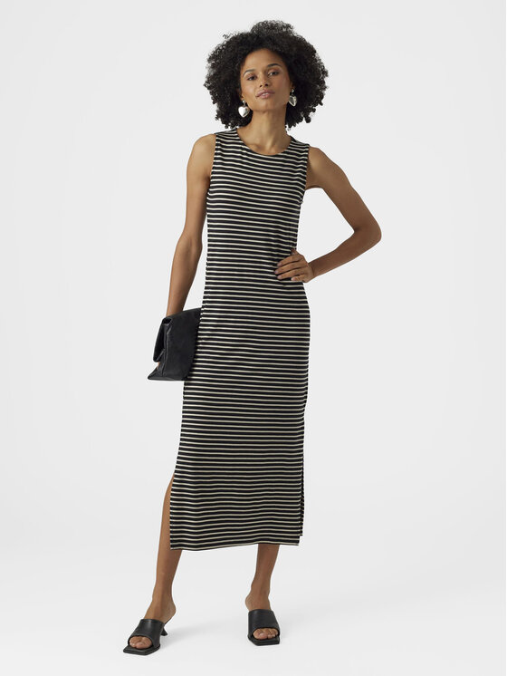 Vero Moda Vestito estivo Fiona 10290338 Nero Loose Fit, taglia : XL