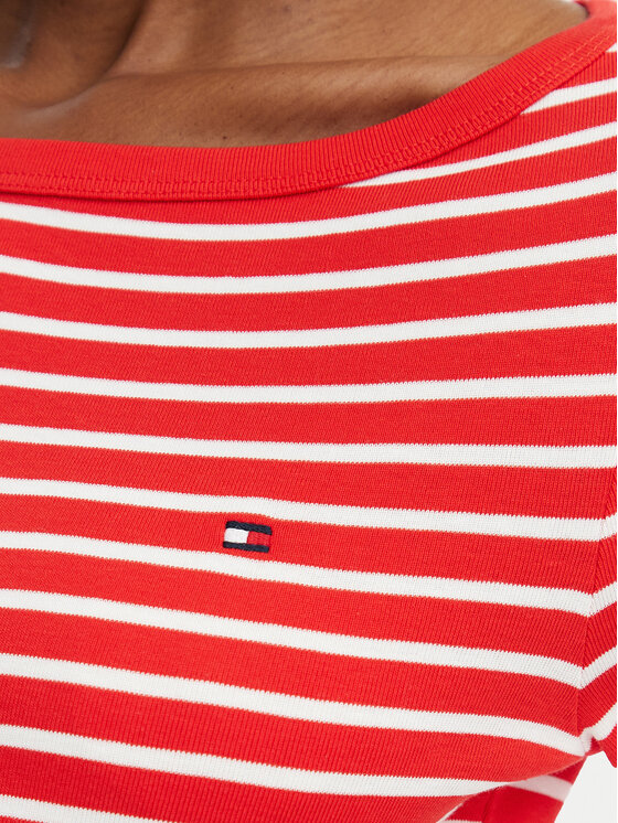Tommy Hilfiger Tommy Hilfiger Μπλουζάκι Cody Boat-Nk WW0WW49928 Λευκό Regular Fit