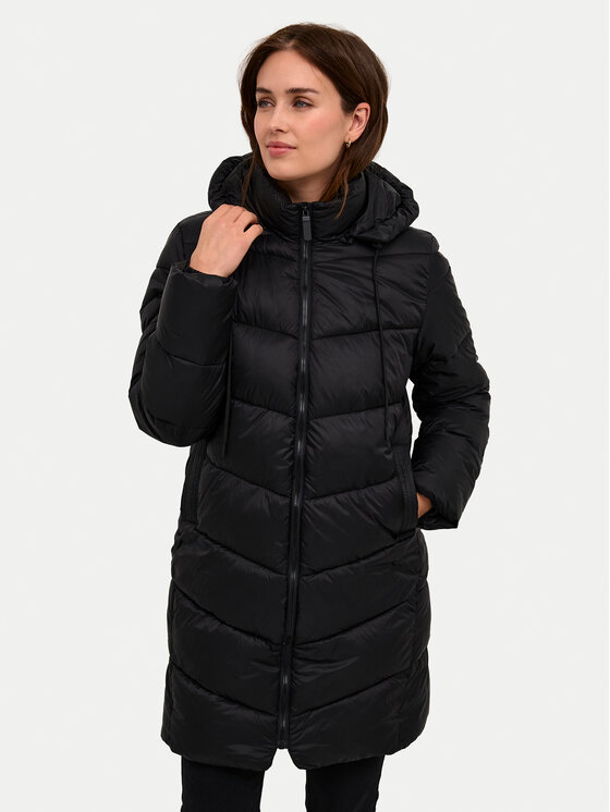 Kaffe Kaffe Geacă de iarnă Susanne 10508810 Negru Regular Fit