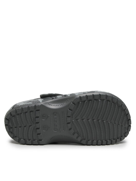 Crocs Crocs Klapki Classic Printed Camo Clog 206454 Szary