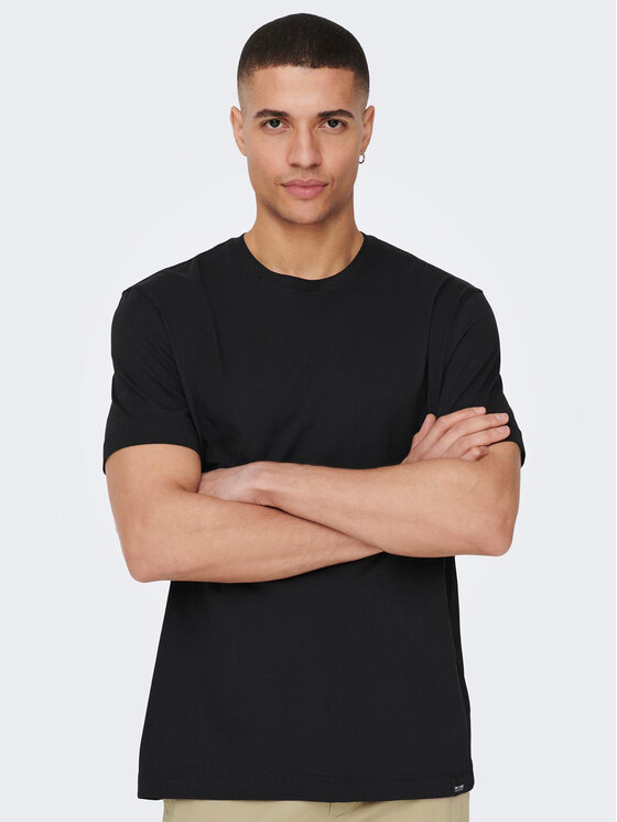 Only & Sons Only & Sons T-shirt 22025208 Crna Regular Fit