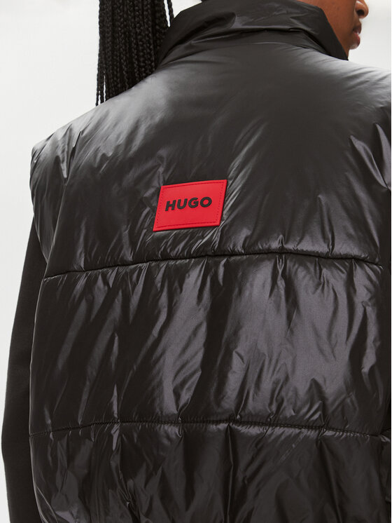 HUGO Hugo Bezrękawnik Felere-1 50495720 Czarny Relaxed Fit