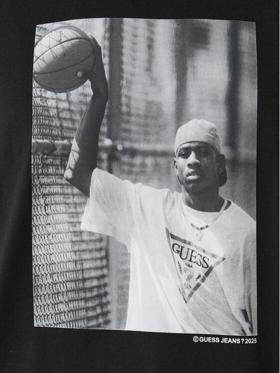 Guess Jeans Guess Jeans T-Shirt M5BI3K K8FQ4 Μαύρο Regular Fit