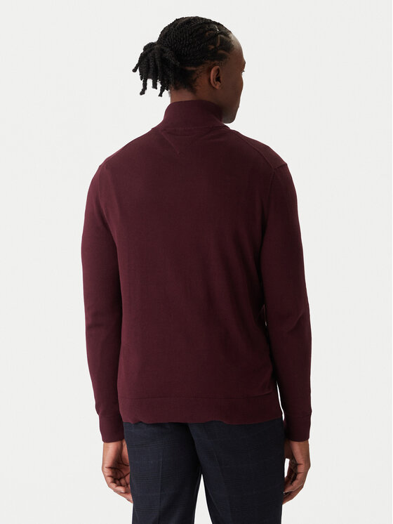Tommy Hilfiger Tommy Hilfiger Pullover Essential MW0MW37331 Dunkelrot Regular Fit