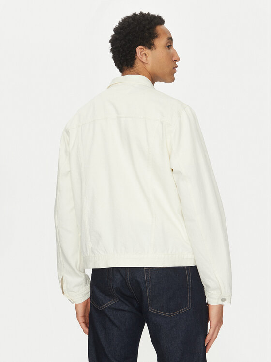 Tommy Hilfiger Tommy Hilfiger Geacă de blugi MW0MW39212 Écru Regular Fit