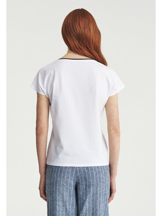 TATUUM TATUUM Bluzka LONA 1 Biały Classic Fit