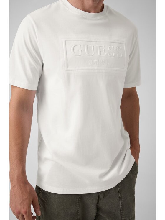 Guess Guess T-Shirt 183984 Biały Classic Fit