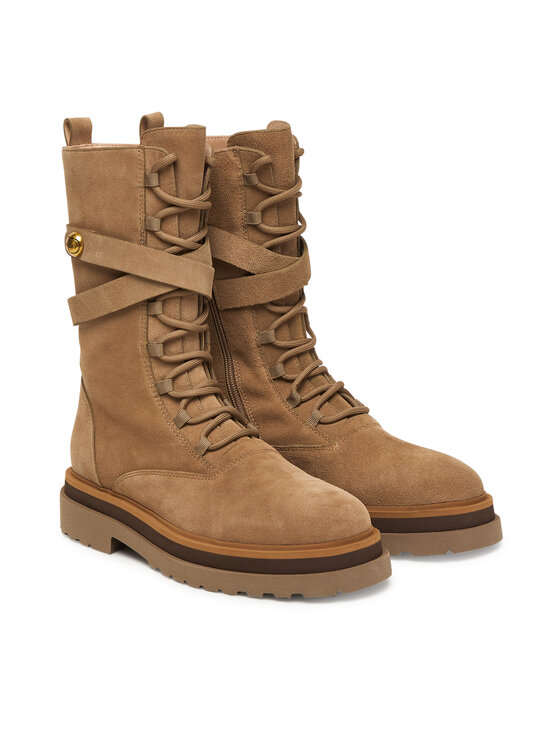 TWINSET TWINSET Боти 252TGT050 Кафяв