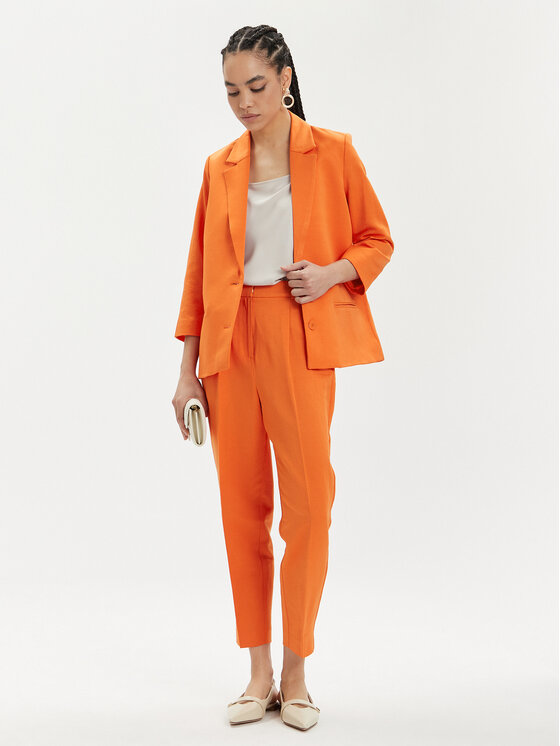 Tamaris Apparel Tamaris Apparel Chinosy Comiso TAW0501 Pomarańczowy Regular Fit