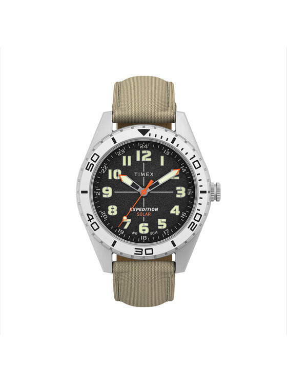Timex Timex Часовник Expedition Field Solar TW4B30700 Бежов