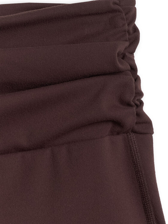 4F 4F Legginsy EVERYWEAR Brązowy ciemny Slim Fit