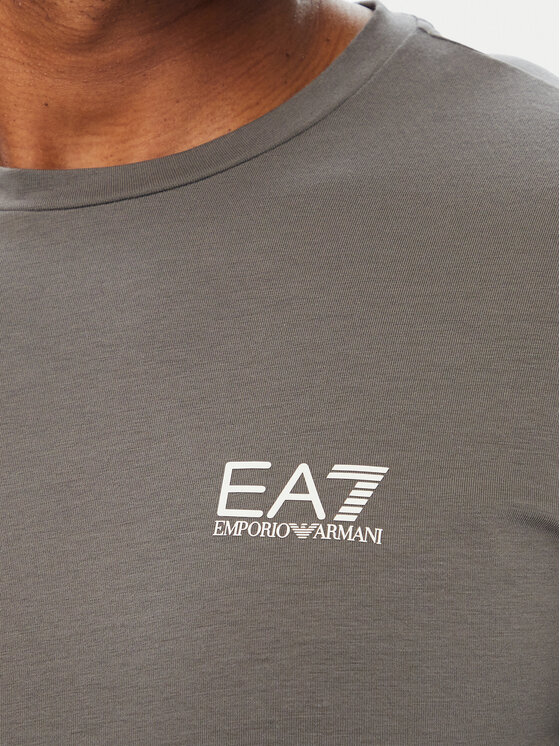 EA7 Emporio Armani EA7 Emporio Armani S dlhými rukávmi 8NPT28 PJVQZ U8085 Sivá Regular Fit