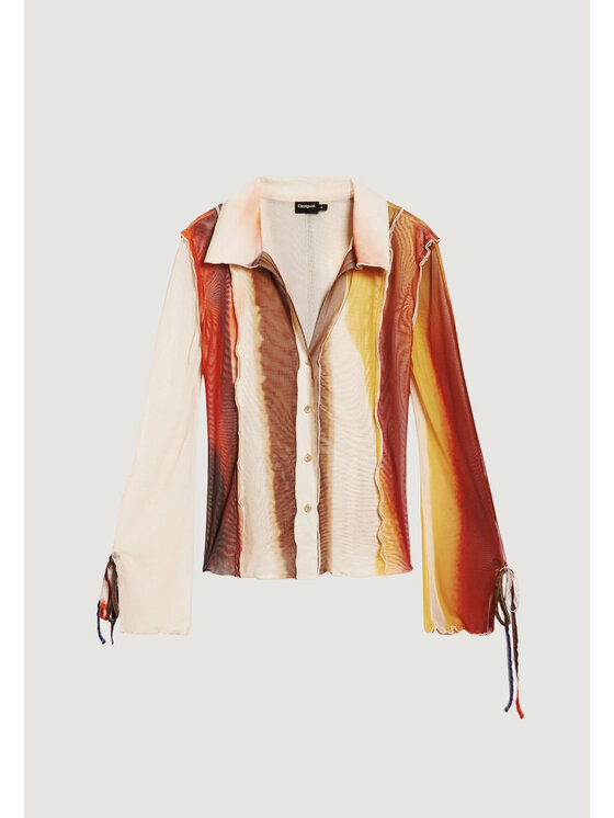 Desigual Desigual Krekls TS_PAINT_LACROIX Bēšs Casual Fit