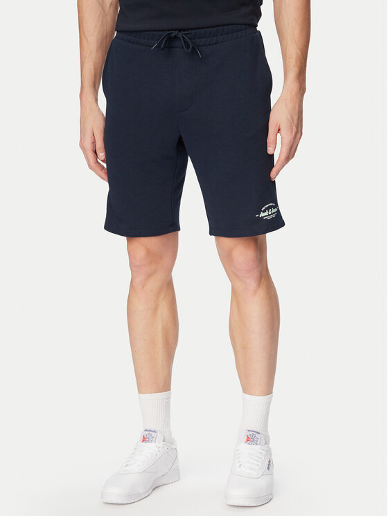 Jack & Jones Jack & Jones Sada T-shirt a šortky Brandon 12298184 Tmavomodrá Regular Fit