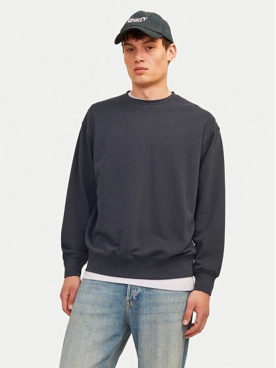 Jack & Jones Jack & Jones Sweatshirt Charge 12257853 Dunkelblau Loose Fit