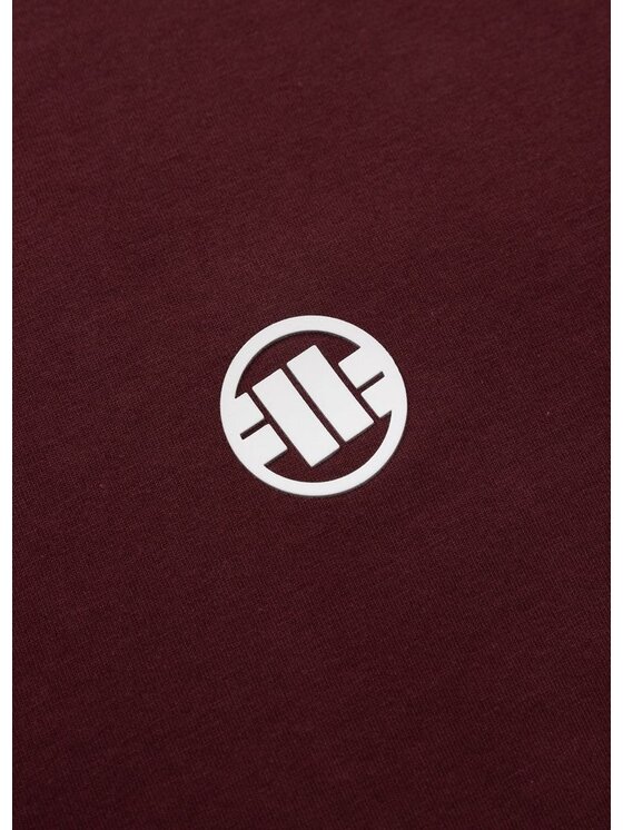PITBULL PITBULL T-Shirt SMALL LOGO Czerwony Regular Fit