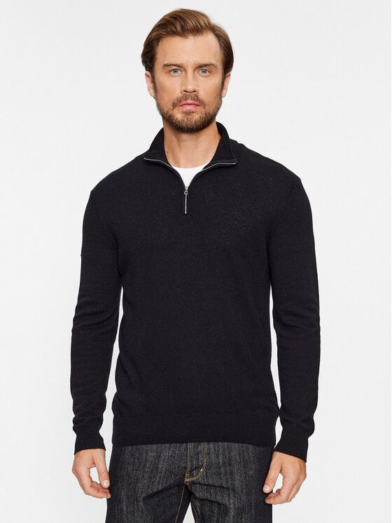 United Colors Of Benetton Pulover 1002U200U Negru Regular Fit