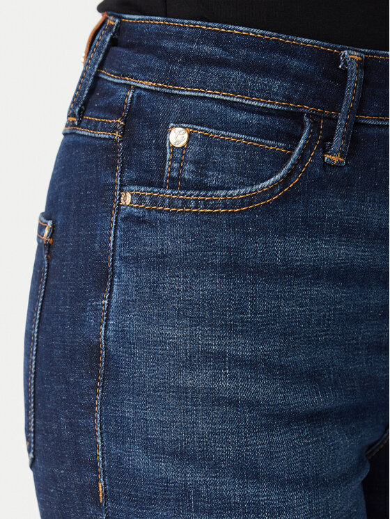 Guess Guess Jeansy W6YA46 D1537 Granatowy Skinny Fit
