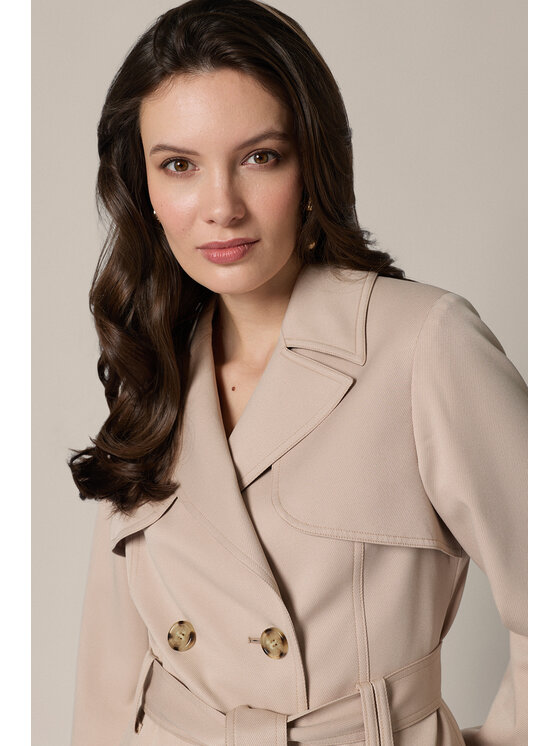 Lancerto Lancerto Trencz Concetta PC073126000009 Beżowy Regular Fit