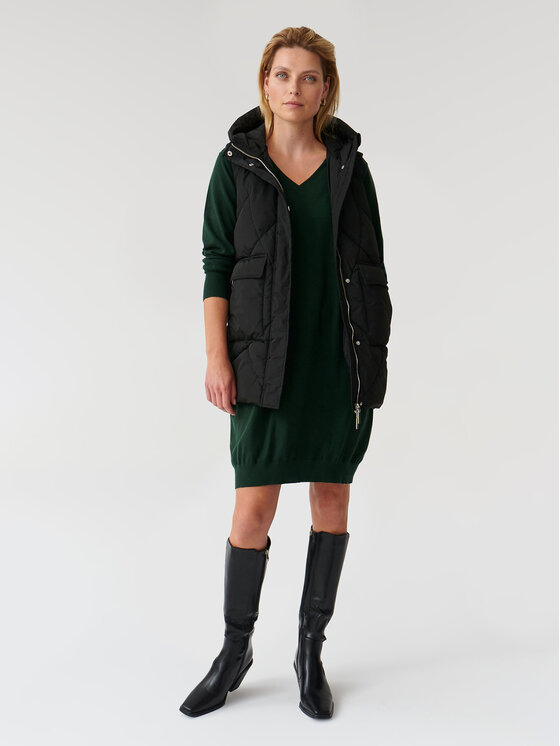 Tatuum Tatuum Bezrękawnik Marianela T2318.031 Czarny Oversize