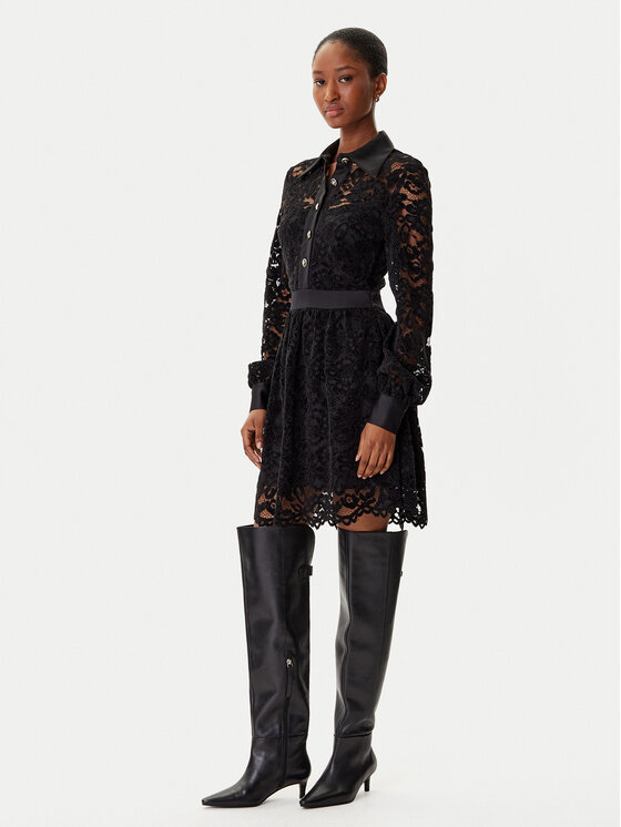 Gaudi Gaudi Abito da cocktail 521FD15010 Nero Regular Fit