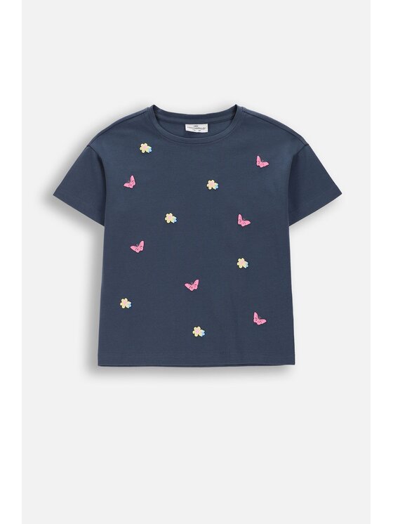 Coccodrillo Coccodrillo T-Shirt WC6143203FGK-015 Granatowy Regular Fit
