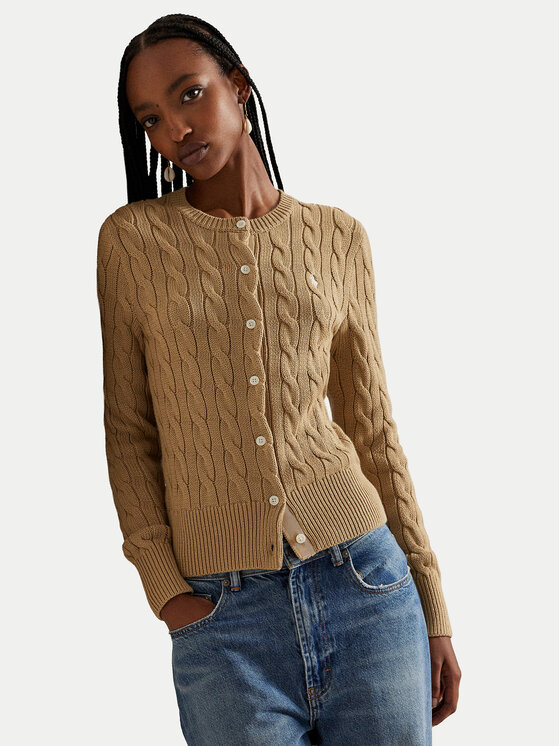 Polo Ralph Lauren Polo Ralph Lauren Cardigan 211971868502 Beige Regular Fit