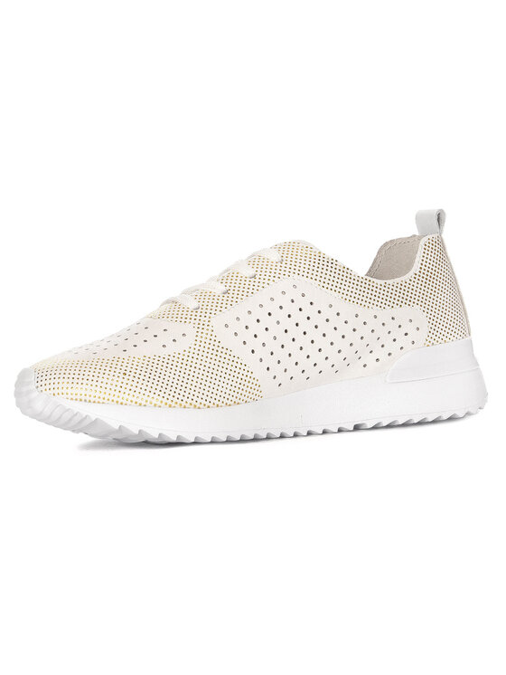 Artiker Artiker Sneakersy 56C1036-WHITE-GOLD Biały