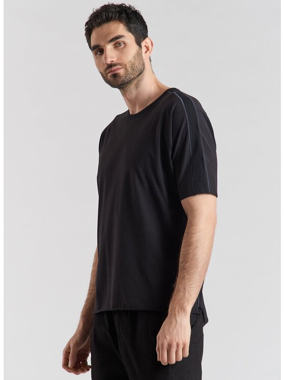 Pako Lorente Pako Lorente T-Shirt M21SF-TX-016 Czarny Classic Fit