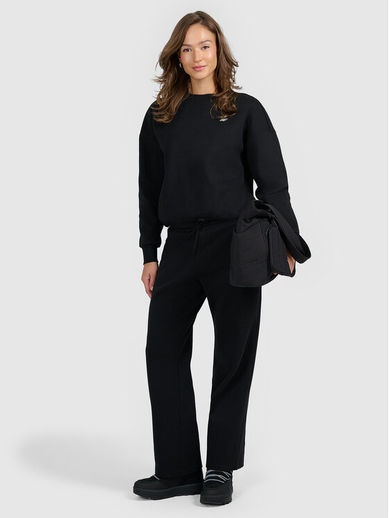 4F 4F Bluza FOB Czarny Loose Fit