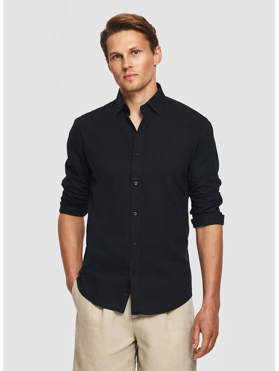 Pako Lorente Pako Lorente Koszula P26SF-1X-021 Czarny Slim Fit