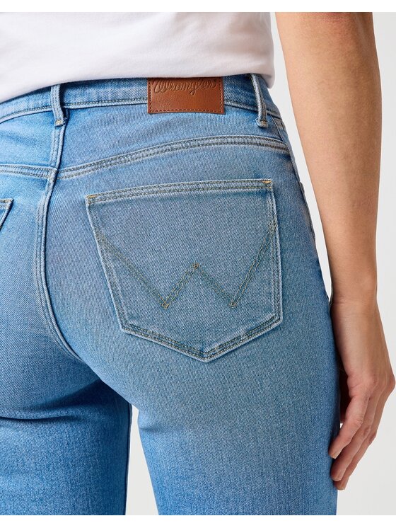 Wrangler Wrangler Jeansy Straight 658 Niebieski Straight Fit