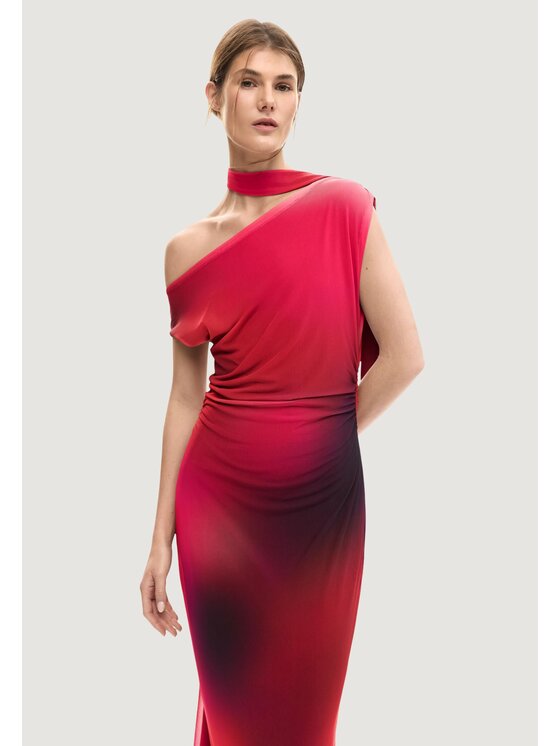 Desigual Desigual Vestito da giorno VEST_MAINE Rosso Fluid Fit