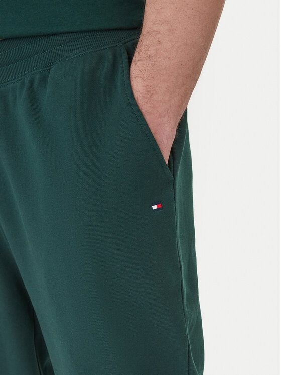 Tommy Hilfiger Tommy Hilfiger Teplákové kalhoty Essential MW0MW37236 Zelená Regular Fit