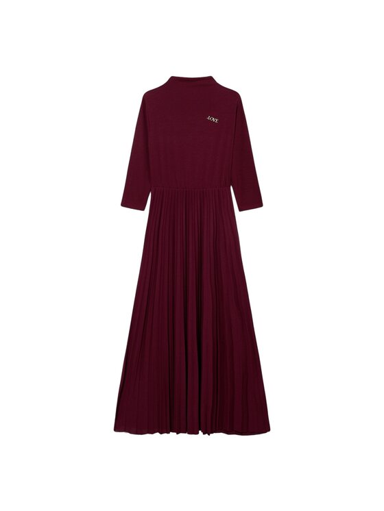 Oltre Oltre Vestito 7072J000959N036 Bordeaux A-Line Fit