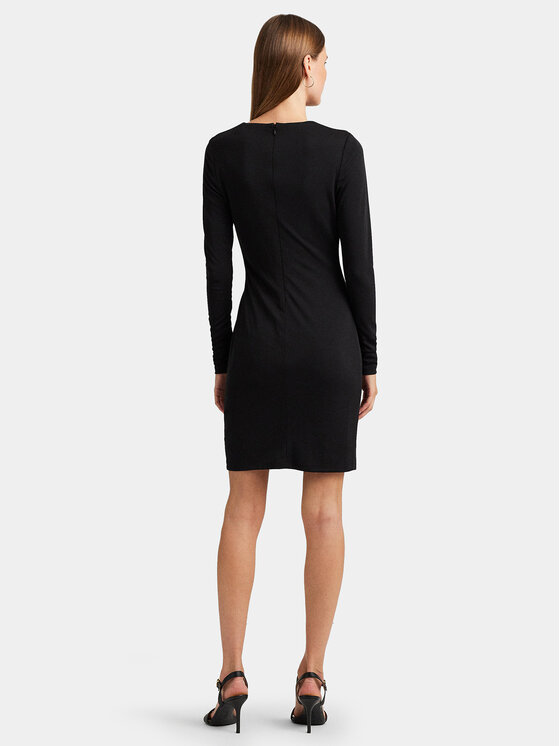 LAUREN RALPH LAUREN Lauren Ralph Lauren Cocktail obleka 253926430001 Črna Slim Fit