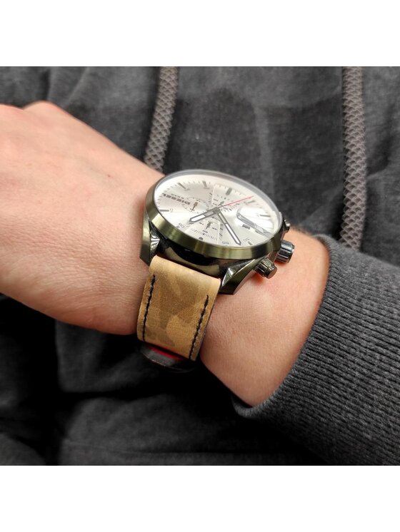 Diesel Diesel Zegarek DZ4472 Khaki