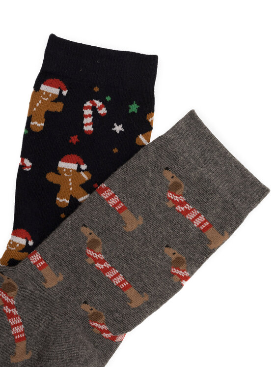 Lasocki Lasocki 2er-Set hohe Herrensocken 2MB-002-AW23 (2-pack) Bunt