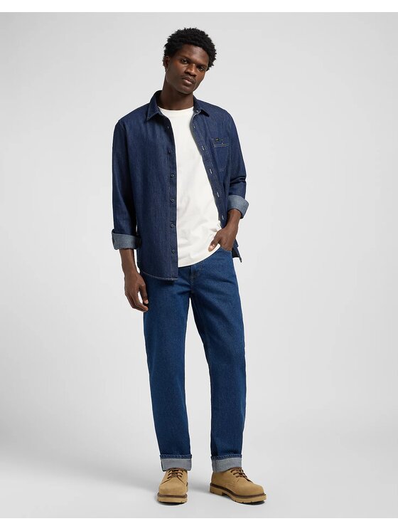 Lee Lee Jeansy WEST Niebieski Regular Fit